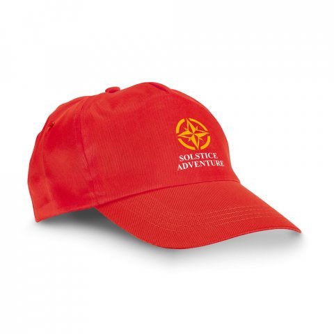RUFAI. Cappellino 100% cotone - Rosso