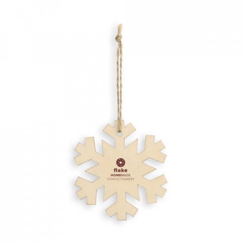 FLAKE. Decorazioni di Natale - Naturale chiaro