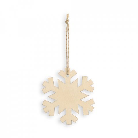 FLAKE. Decorazioni di Natale - Naturale chiaro