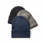 CARL. Gerecycled polyester (100% rPET) dubbellaagse unisex beanie