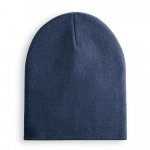 HAWK. Gorro unissexo em poli&eacute;ster reciclado (100% rPET) - Azul marinho