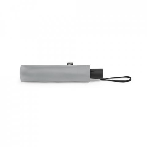 CIMONE. Ombrello pieghevole in poliestere riciclato (100% rPET) pongee 190T con apertura automatica - Grigio chiaro