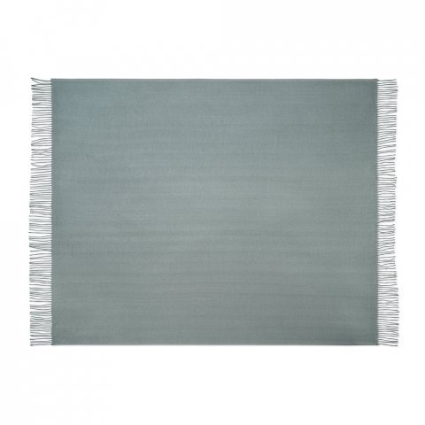 SMOOTH. 100 % akryylinen peitto nauhalla ja personointikortilla (270 g/m&sup2;) - Harmaa