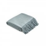 SMOOTH. 100 % akryylinen peitto nauhalla ja personointikortilla (270 g/m&sup2;) - Harmaa