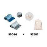 SMOOTH. 100 % akryylinen peitto nauhalla ja personointikortilla (270 g/m&sup2;)