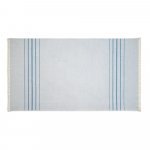 CAPLAN. Toalha multifun&ccedil;&otilde;es (260 g/m&sup2;) em algod&atilde;o (90%) e algod&atilde;o reciclado (10%) - Azul