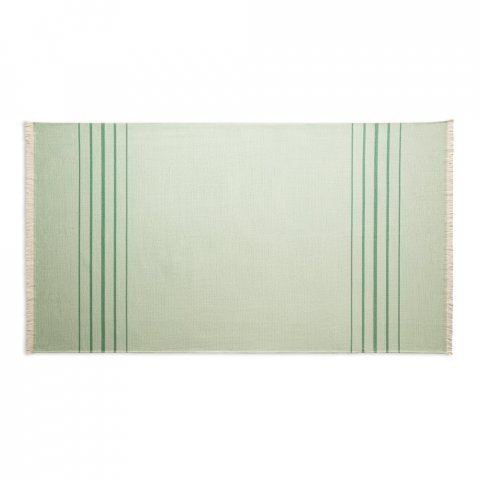 CAPLAN. Toalha multifun&ccedil;&otilde;es (260 g/m&sup2;) em algod&atilde;o (90%) e algod&atilde;o reciclado (10%) - Verde