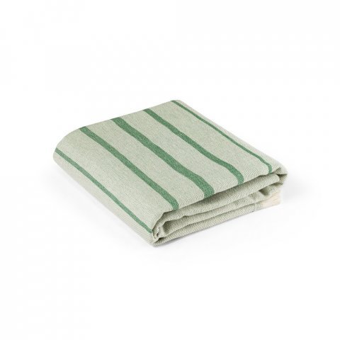 CAPLAN. Toalha multifun&ccedil;&otilde;es (260 g/m&sup2;) em algod&atilde;o (90%) e algod&atilde;o reciclado (10%) - Verde