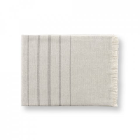 CAPLAN. Toalha multifun&ccedil;&otilde;es (260 g/m&sup2;) em algod&atilde;o (90%) e algod&atilde;o reciclado (10%) - Cinzento claro