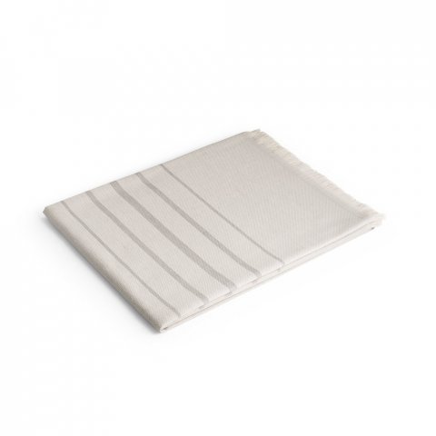 CAPLAN. Toalha multifun&ccedil;&otilde;es (260 g/m&sup2;) em algod&atilde;o (90%) e algod&atilde;o reciclado (10%) - Cinzento claro