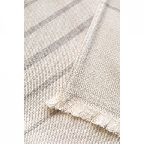 CAPLAN. Toalha multifun&ccedil;&otilde;es (260 g/m&sup2;) em algod&atilde;o (90%) e algod&atilde;o reciclado (10%) - Cinzento claro