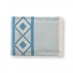 MALEK. Prosop multifuncțional și de baie (350g/m&sup2;) din bumbac ușor și rezistent (85%) și bumbac reciclat (15%) - Albastru