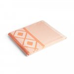 MALEK. Prosop multifuncțional și de baie (350g/m&sup2;) din bumbac ușor și rezistent (85%) și bumbac reciclat (15%) - Portocaliu
