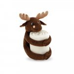 MOOSE. fleece t&aelig;ppe og plys bamse (180 g/m&sup2;)