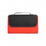 RILEY. EPE gevoerd picknickdeken (180 g/m&sup2;) - Rood