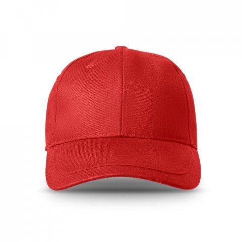RYAN. Bon&eacute; em algod&atilde;o escovado (65% reciclado) - Vermelho