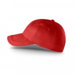 RYAN. Bon&eacute; em algod&atilde;o escovado (65% reciclado) - Vermelho