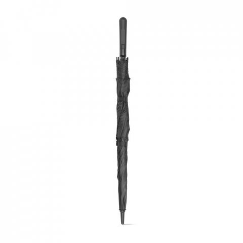 GAVIN. 27,5" Paraguas en "pongee" 190T con apertura autom&aacute;tica - Negro