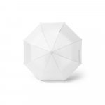 SKYLAR. Ombrello 2 in 1 con borsa per la spesa in poliestere riciclato inclusa - Bianco