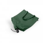 SKYLAR. Ombrello 2 in 1 con borsa per la spesa in poliestere riciclato inclusa - Verde scuro