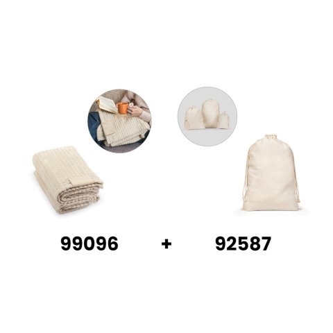 CELINE. Deka od recikliranog poliestera (100% rPET) sa pro&scaron;ivenim detaljem za personalizaciju