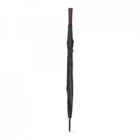 ZANE. 190T polyester paraplu - Zwart