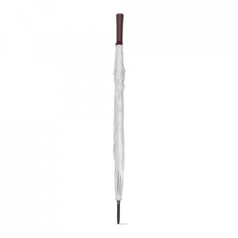 ZANE. 190T polyester paraplu - Wit