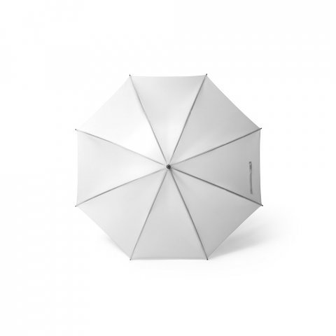 ZANE. 190T polyester paraplu - Wit