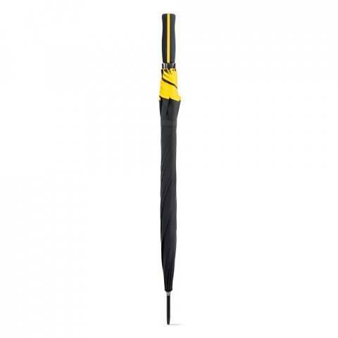 JENNA. Guarda-chuva em poli&eacute;ster 190T com abertura autom&aacute;tica - Amarelo