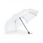 TOMAS. 190T poli&eacute;szter &Ouml;sszecsukhat&oacute; esernyő automatikus nyit&aacute;ssal - Feh&eacute;r