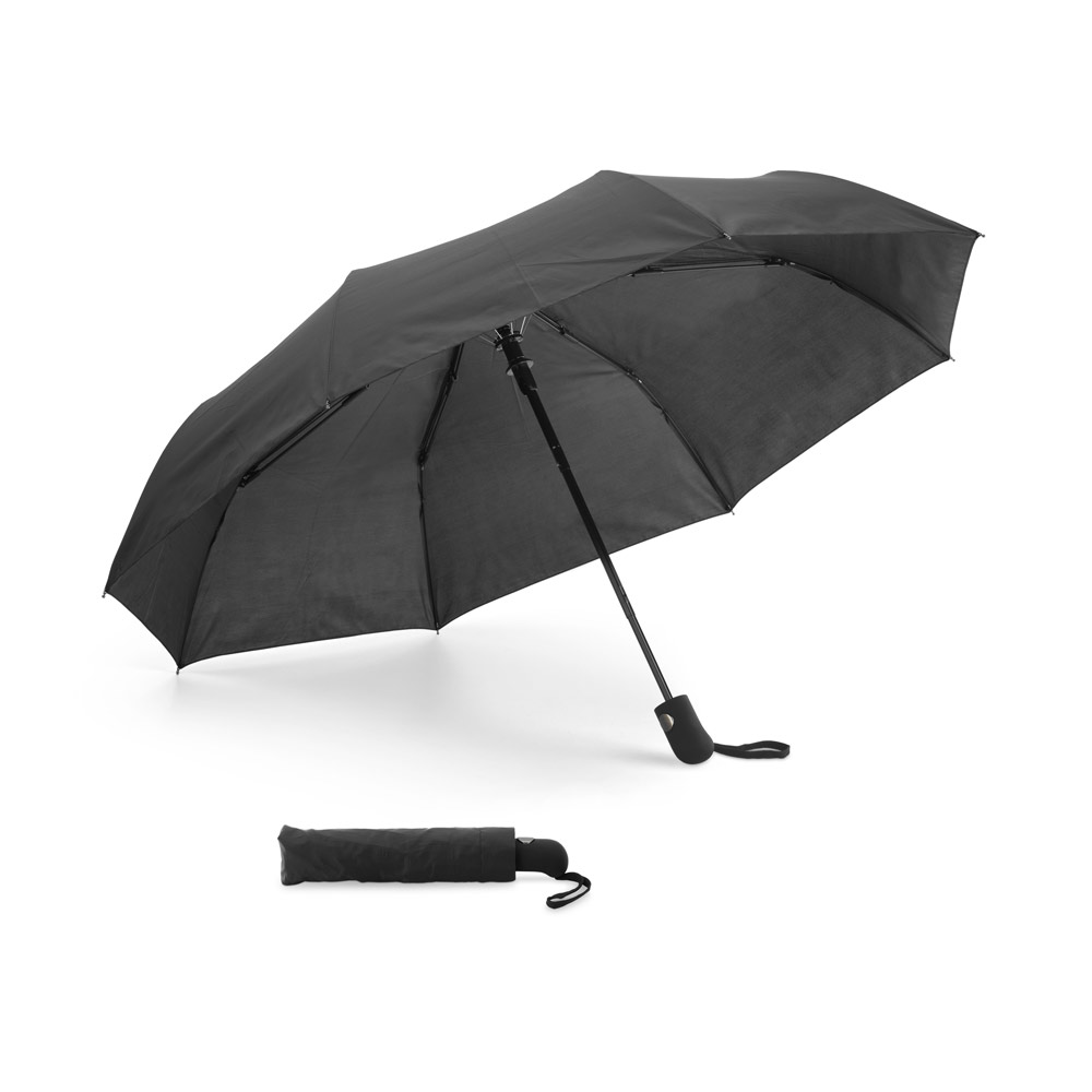 Guarda-chuva dobrável em pongee 190T com abertura automática — Personalizado