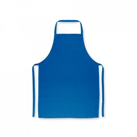 CUMIN. Katoenen keperstof schort (180 g/m&sup2;) - Royal blauw