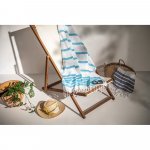 SARDENHA. Beach towel in cotton (70% recycled) and polyester (30% recycled) (180 g/m&sup2;)