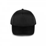 BENEDICT. Gorro de poli&eacute;ster reciclado (100% rPET) - Negro
