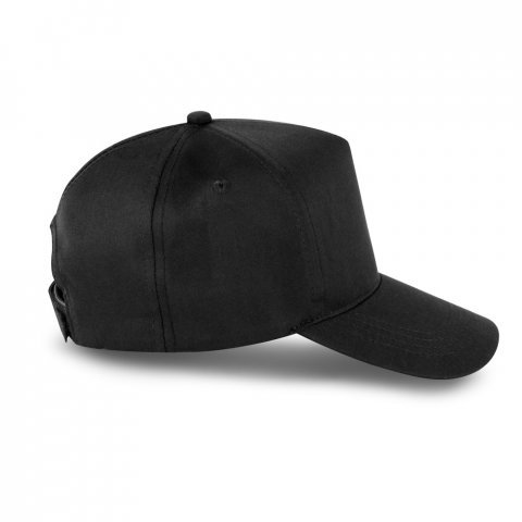 BENEDICT. Gorro de poli&eacute;ster reciclado (100% rPET) - Negro