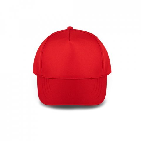 BENEDICT. Gorro de poli&eacute;ster reciclado (100% rPET) - Rojo