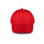 BENEDICT. Gorro de poli&eacute;ster reciclado (100% rPET) - Rojo