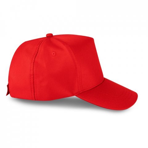 BENEDICT. Gorro de poli&eacute;ster reciclado (100% rPET) - Rojo