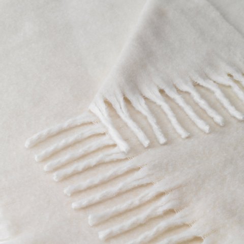 COMFY. Filt i &aring;tervunnen polyester (100 % rPET) (300 g/m&sup2;), med mohair-k&auml;nsla - Beige