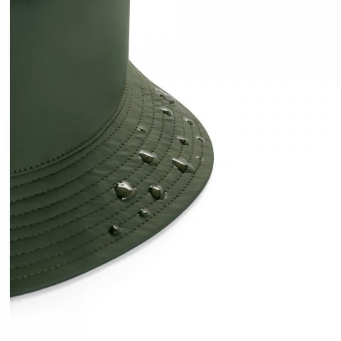 MASON. Panama din poliester reciclat (100% rPET) - Verde inchis
