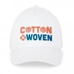 ASHTON. 100% bomuldskasket (260 gsm) med 5 paneler - Hvid