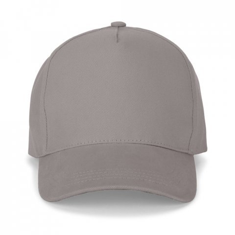 ASHTON. 100% bomuldskasket (260 gsm) med 5 paneler - Lysegr&aring;