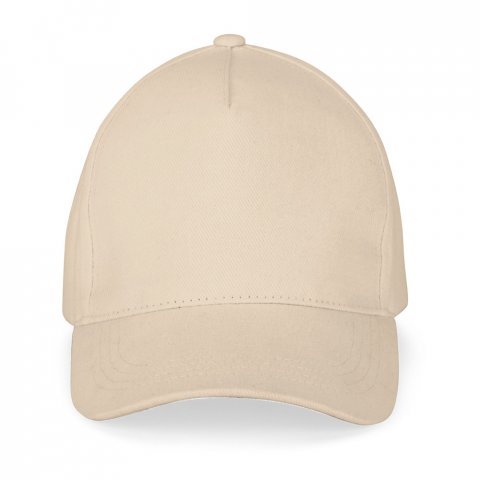 ASHTON. 100% bomuldskasket (260 gsm) med 5 paneler - Beige