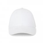 NATHAN. 100 % puuvillaa oleva lippis (260 g/m&sup2;), jossa on 6 paneelia - Valkoinen