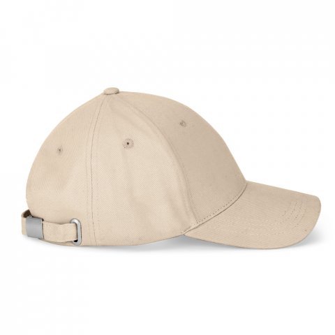 NATHAN. 100 % puuvillaa oleva lippis (260 g/m&sup2;), jossa on 6 paneelia - Beige