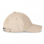 NATHAN. 100 % puuvillaa oleva lippis (260 g/m&sup2;), jossa on 6 paneelia - Beige