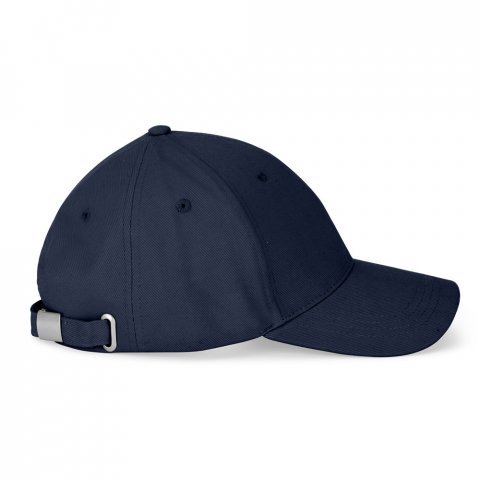 NATHAN. 100 % puuvillaa oleva lippis (260 g/m&sup2;), jossa on 6 paneelia - Navy-sininen