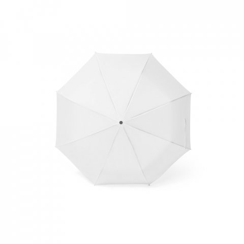GEORGE. Parasol 21'' wykonany z poliestru pochodzącego z recyklingu (100% rPET) 190T wiatroodporny pongee - Biały