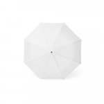 GEORGE. Parasol 21'' wykonany z poliestru pochodzącego z recyklingu (100% rPET) 190T wiatroodporny pongee - Biały