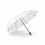 GEORGE. Parasol 21'' wykonany z poliestru pochodzącego z recyklingu (100% rPET) 190T wiatroodporny pongee - Biały